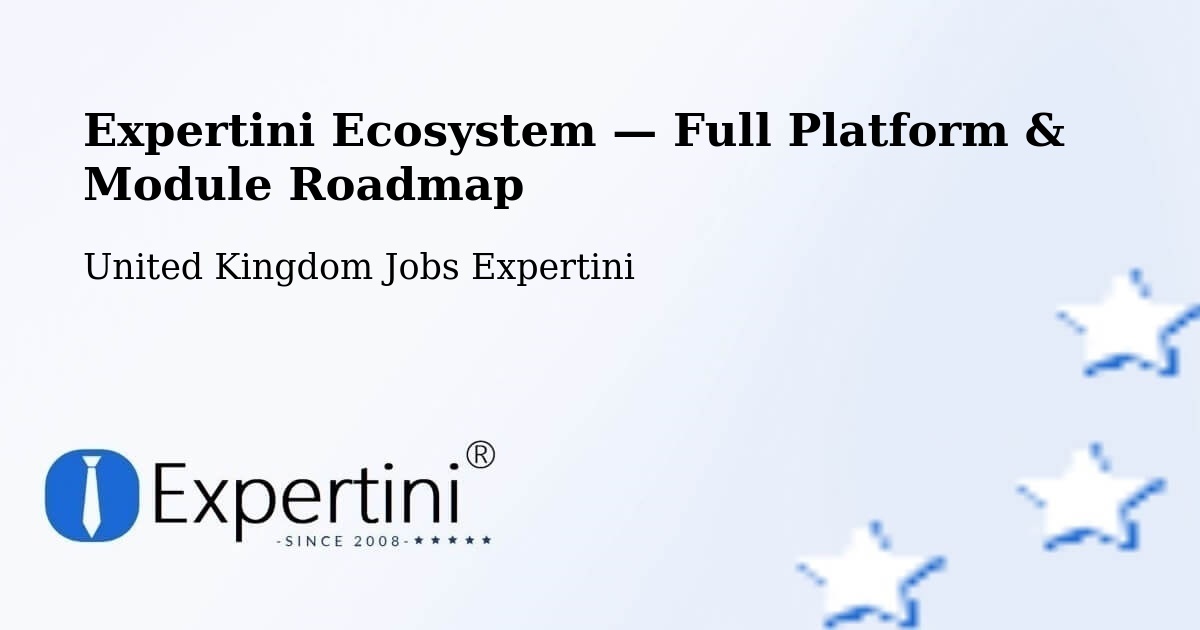 Expertini Ecosystem — Full Platform & Module Roadmap – Pickering